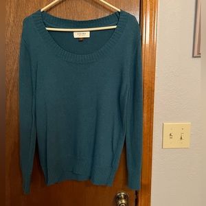 Women sweater teal size large